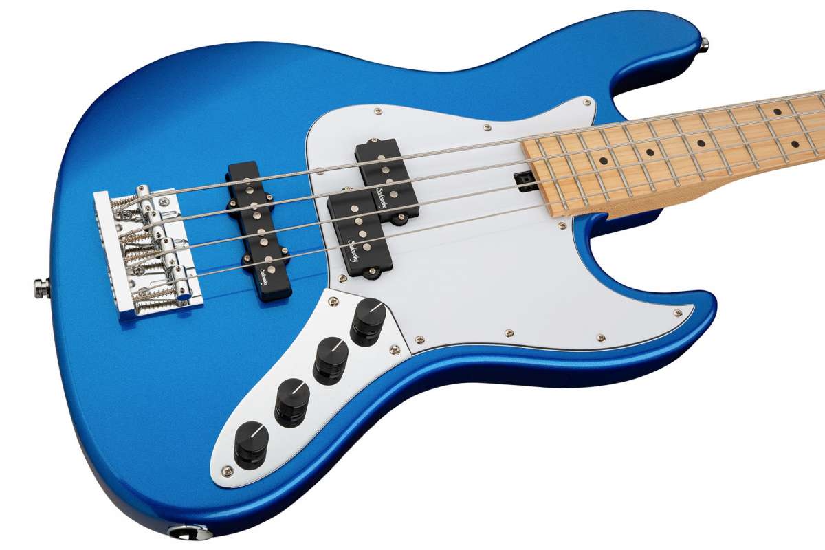 Sadowsky Hybrid P/j Bass 21 Fret 4c Metroexpress Mn - Ocean Blue Metallic - Solid body elektrische bas - Variation 2