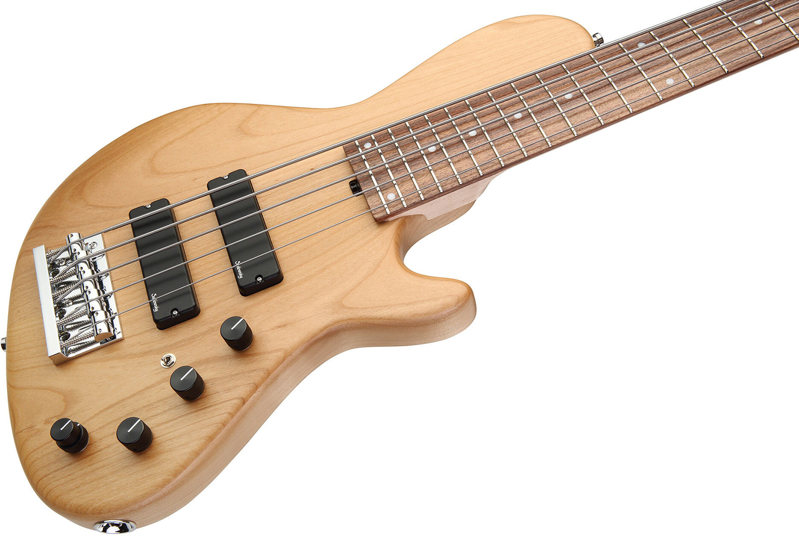 Sadowsky Single Cut Bass 24f Alder 5c Metroline All Active Pf - Natural Satin - Solid body elektrische bas - Variation 2