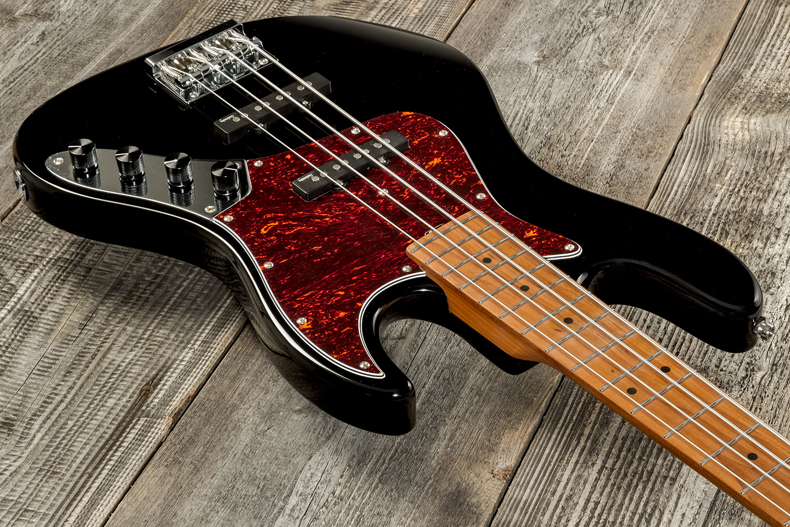 Sadowsky Standard Jj 21 Fret 4c Metroexpress V2 Mn - Black Pearl - Solid body elektrische bas - Variation 2