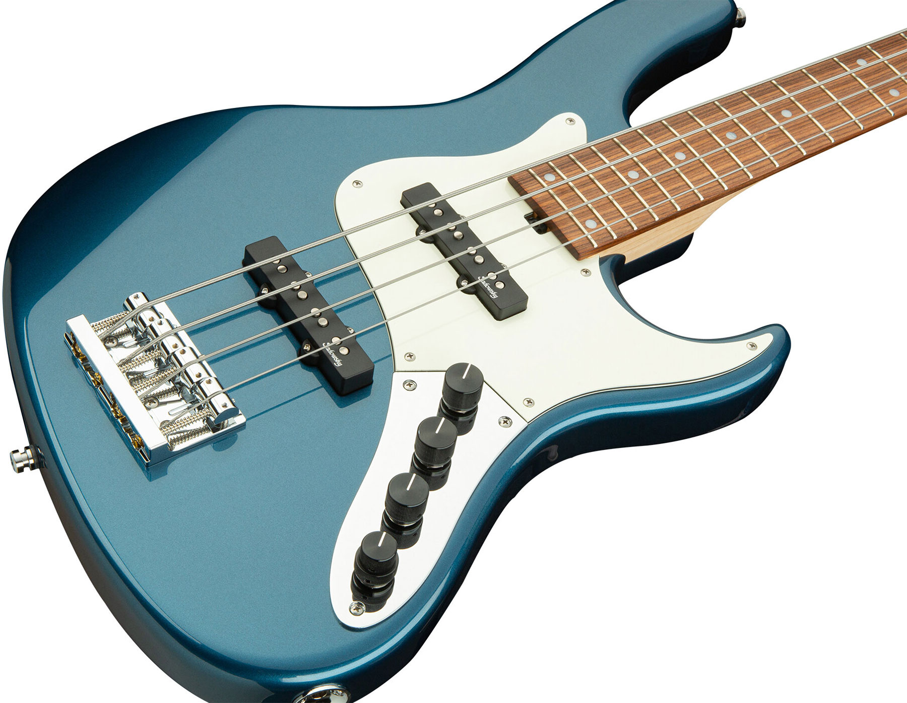 Sadowsky Vintage J/j Bass 24 Fret Alder 4c Metroline All Active Mor - Dark Lake Placid Blue Metallic - Solid body elektrische bas - Variation 2