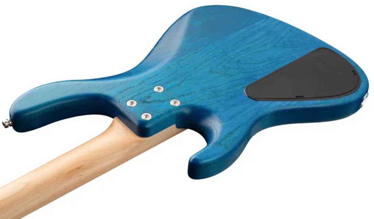 Sadowsky Vintage J/j Bass 24 Fret Ash 4c Metroline All Active Mn - Ocean Blue Trans. Satin - Solid body elektrische bas - Variation 4
