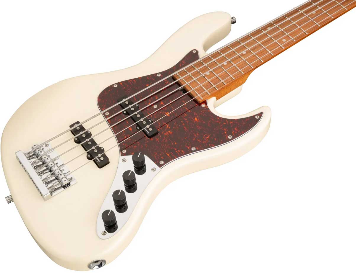 Sadowsky Vintage Jj Bass 21-fret 5c Metroexpress Mor - Olympic White - Solid body elektrische bas - Variation 2