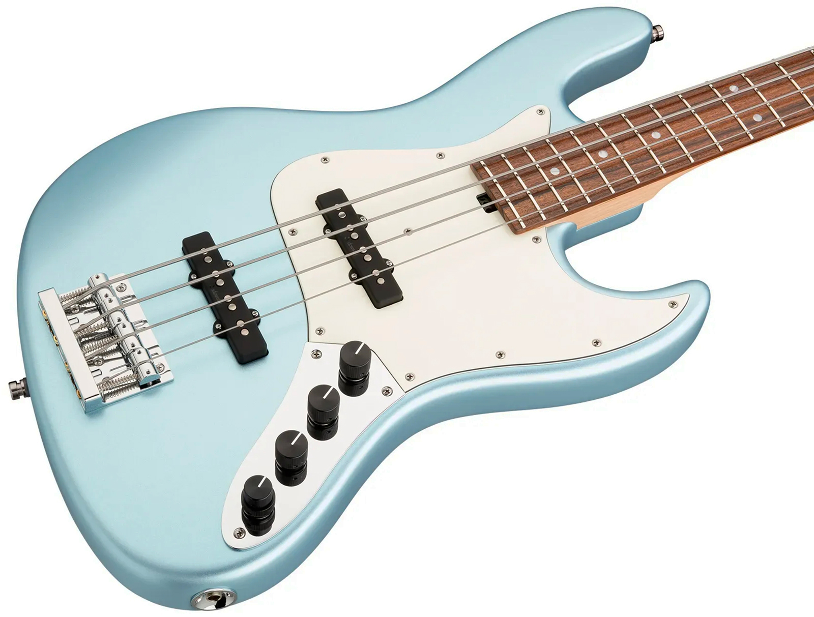 Sadowsky Vintage Jj Bass 21 Fret Alder 4c Metroline All Active Mor - Ice Blue Metallic Satin - Solid body elektrische bas - Variation 2
