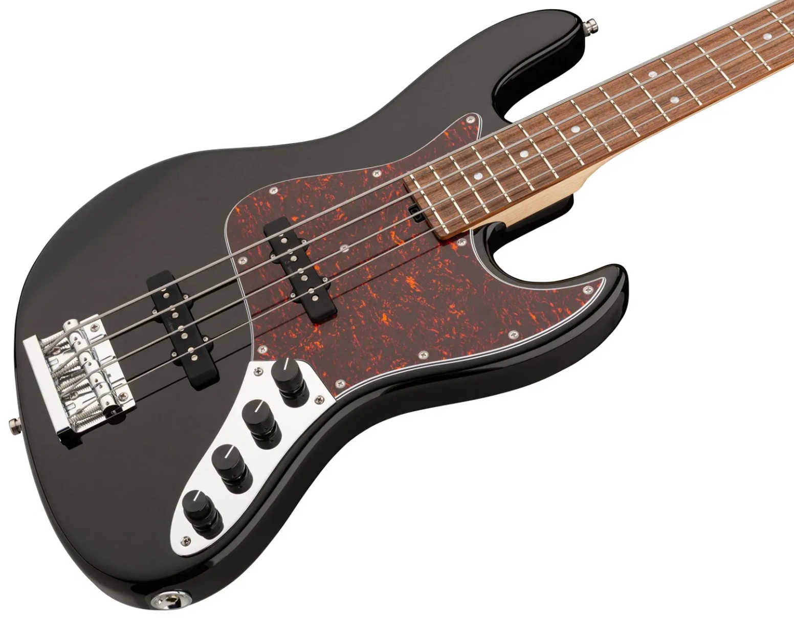 Sadowsky Vintage Jj Bass 21 Fret Alder 4c Metroline All Active Mor - Solid Black High Polish - Solid body elektrische bas - Variation 2
