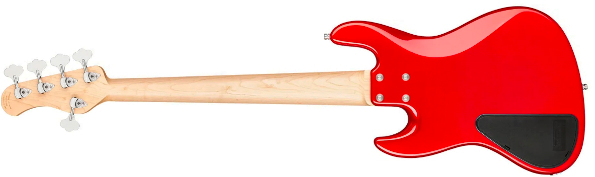 Sadowsky Vintage Jj Bass 21 Fret Alder 5c Metroline All Active Mor - Candy Apple Red Metallic - Solid body elektrische bas - Variation 1