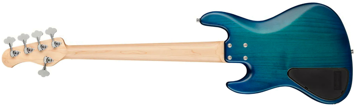 Sadowsky Vintage Jj Bass 21 Fret Alder 5c Metroline All Active Mor - Bora Blue Burst Transparent Satin - Solid body elektrische bas - Variation 1