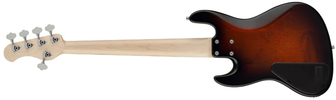 Sadowsky Vintage Jj Bass 21 Fret Alder 5c Metroline All Active Mor - Almond Sunburst Transparent Satin - Solid body elektrische bas - Variation 1