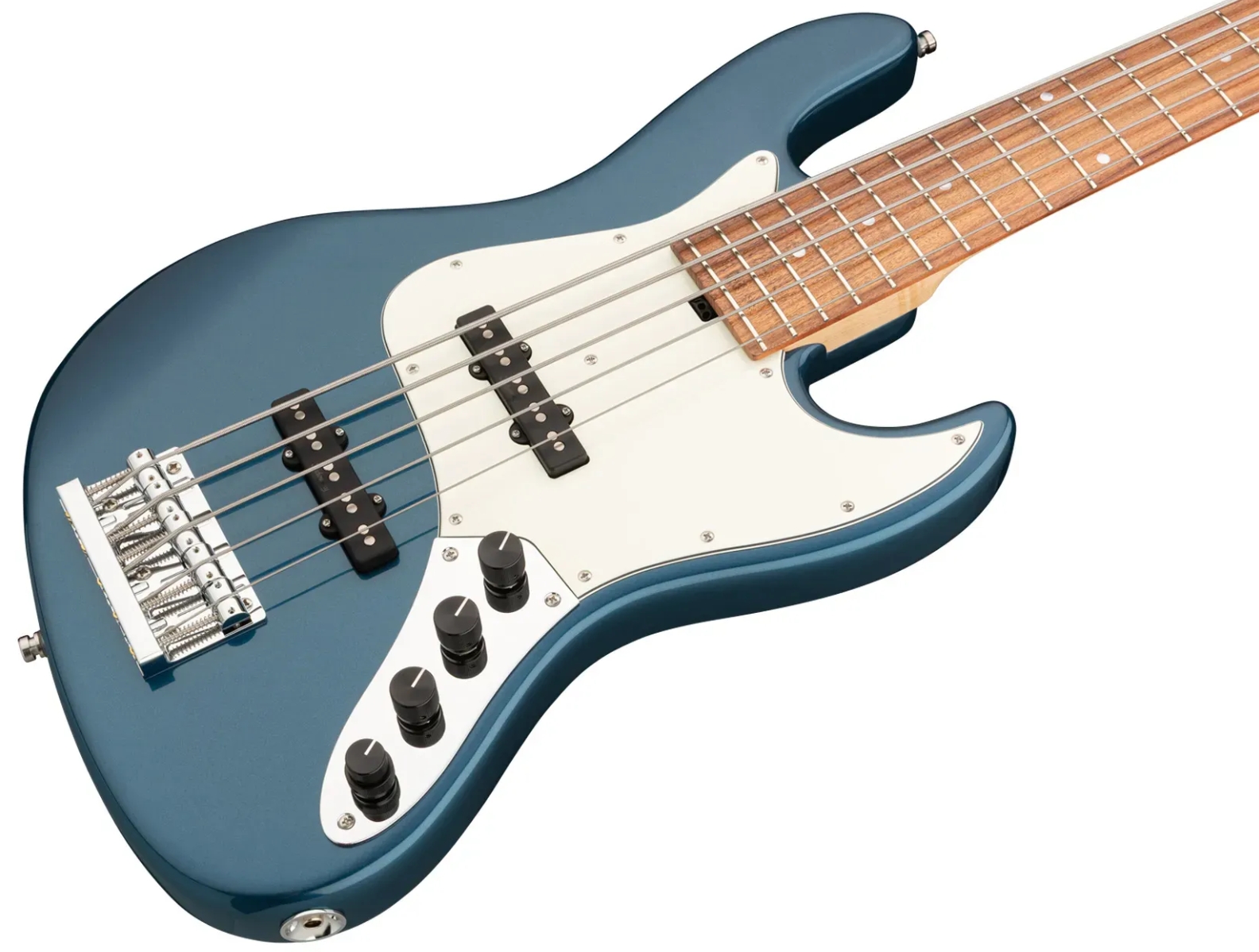 Sadowsky Vintage Jj Bass 21 Fret Alder 5c Metroline All Active Mor - Dark Lake Placid Blue Metallic - Solid body elektrische bas - Variation 2