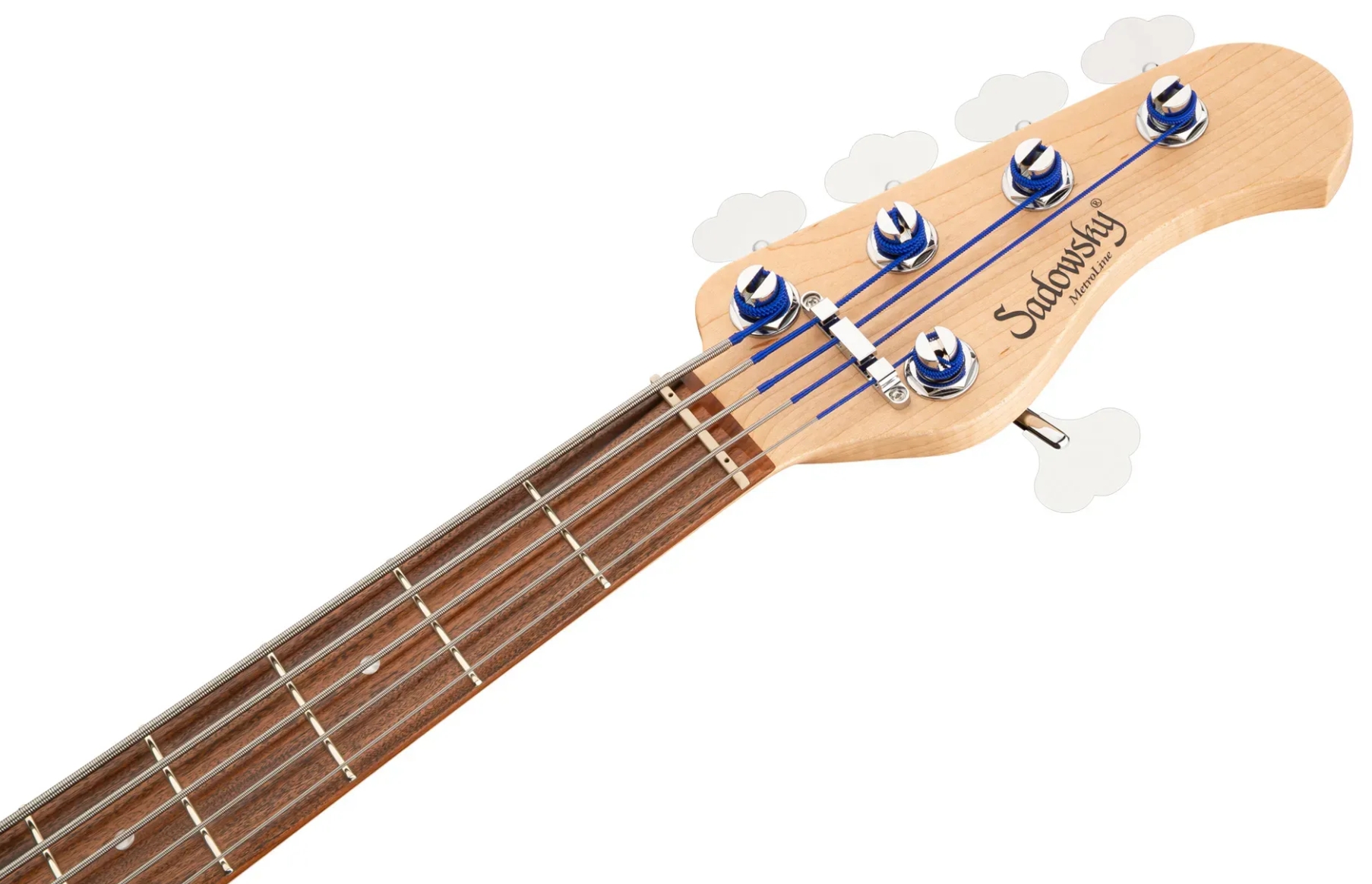 Sadowsky Vintage Jj Bass 21 Fret Alder 5c Metroline All Active Mor - Burgundy Blackburst Transparent Satin - Solid body elektrische bas - Variation 5