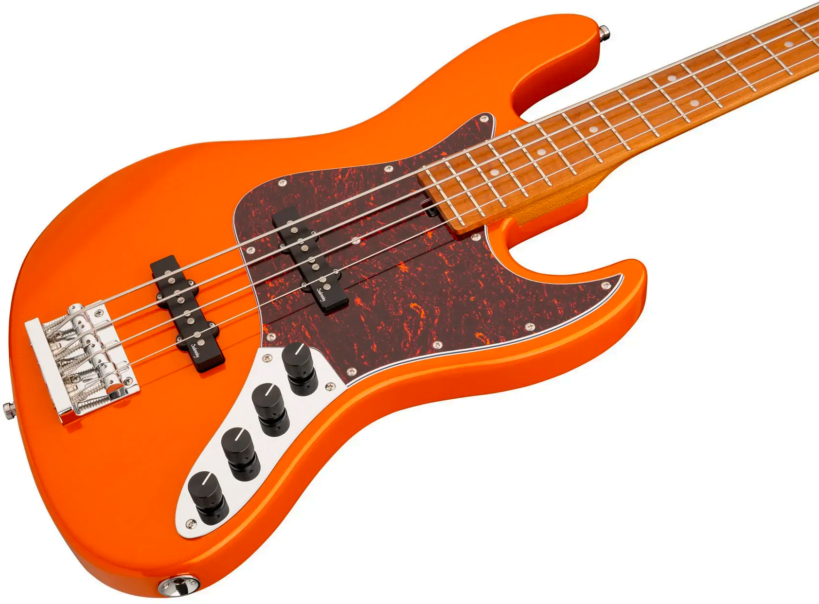 Sadowsky Vintage Jj Bass 21f 4c Metroexpress Mn - Candy Apple Orange Metallic - Solid body elektrische bas - Variation 2