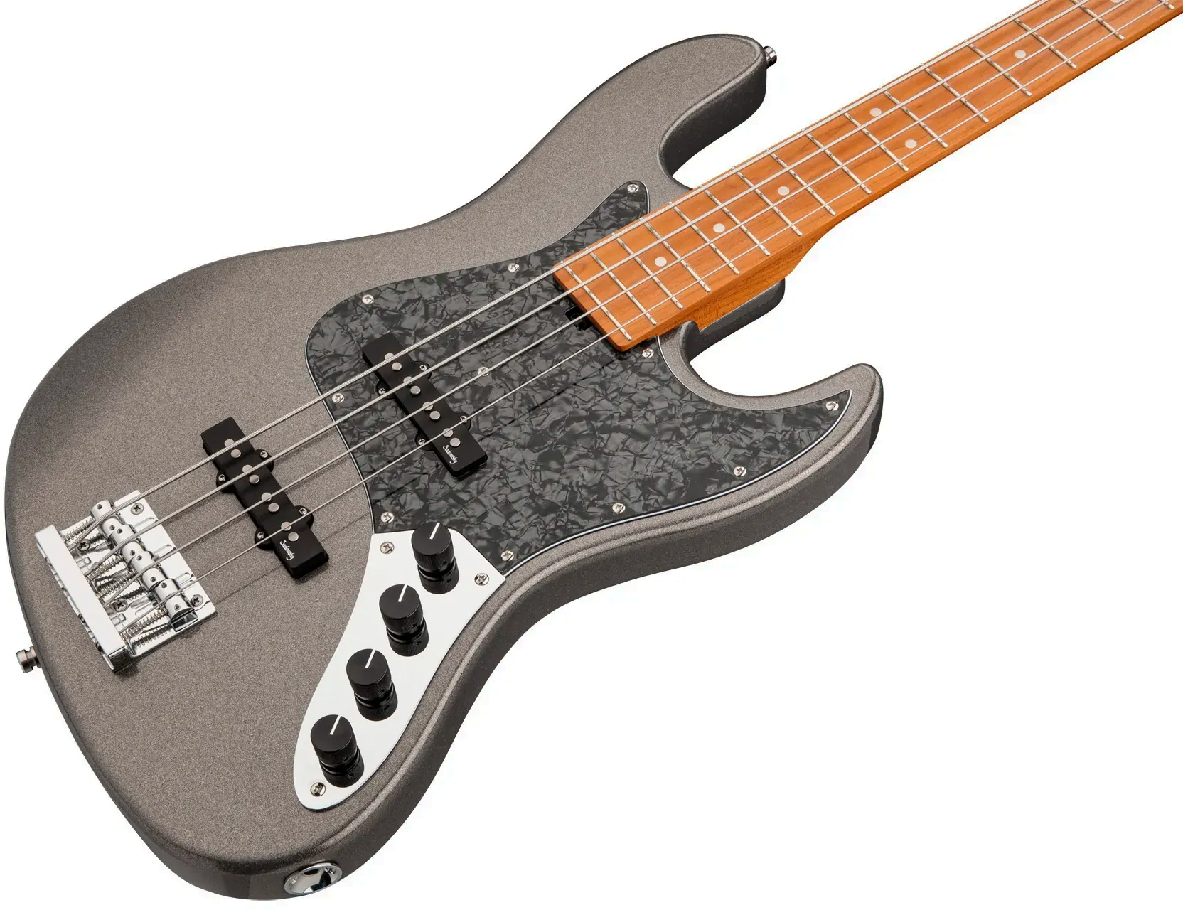 Sadowsky Vintage Jj Bass 21f 4c Metroexpress Mn - Silver Metallic - Solid body elektrische bas - Variation 2