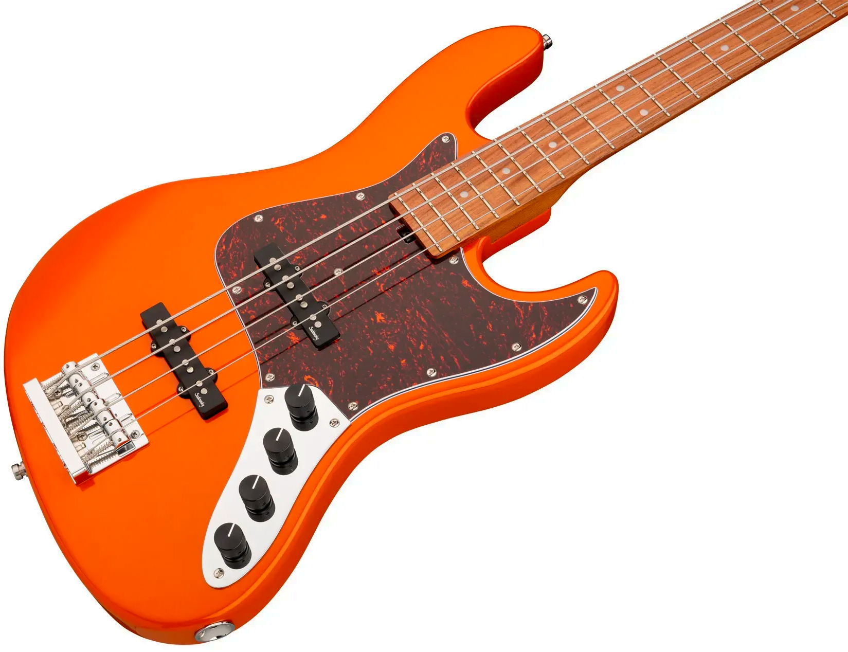 Sadowsky Vintage Jj Bass 21f 4c Metroexpress Mor - Candy Apple Orange Metallic - Solid body elektrische bas - Variation 2