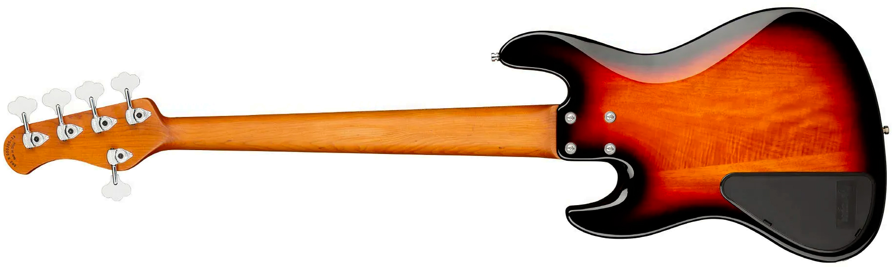 Sadowsky Vintage Jj Bass 21f 5c Fretless Metroexpress Mor - Tobacco Sunburst Transparent - Solid body elektrische bas - Variation 1