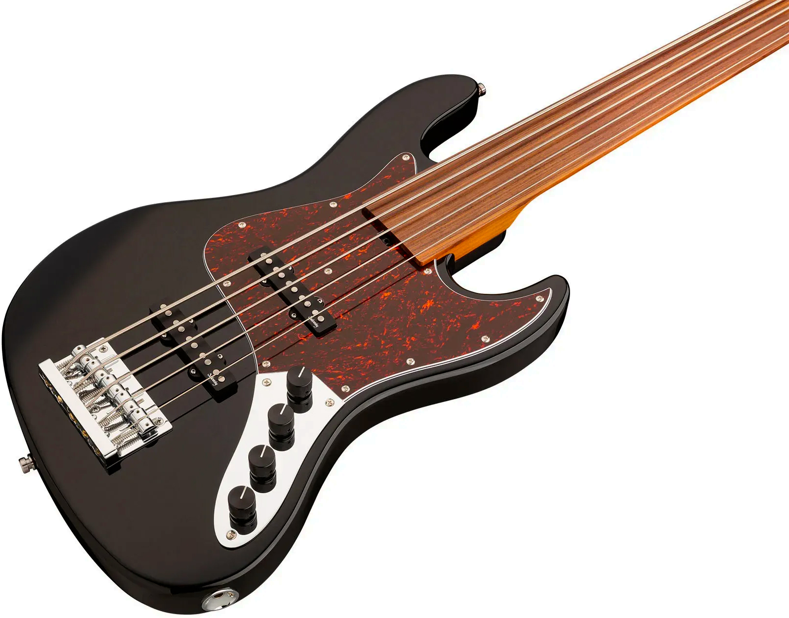 Sadowsky Vintage Jj Bass 21f 5c Fretless Metroexpress Mor - Black - Solid body elektrische bas - Variation 2