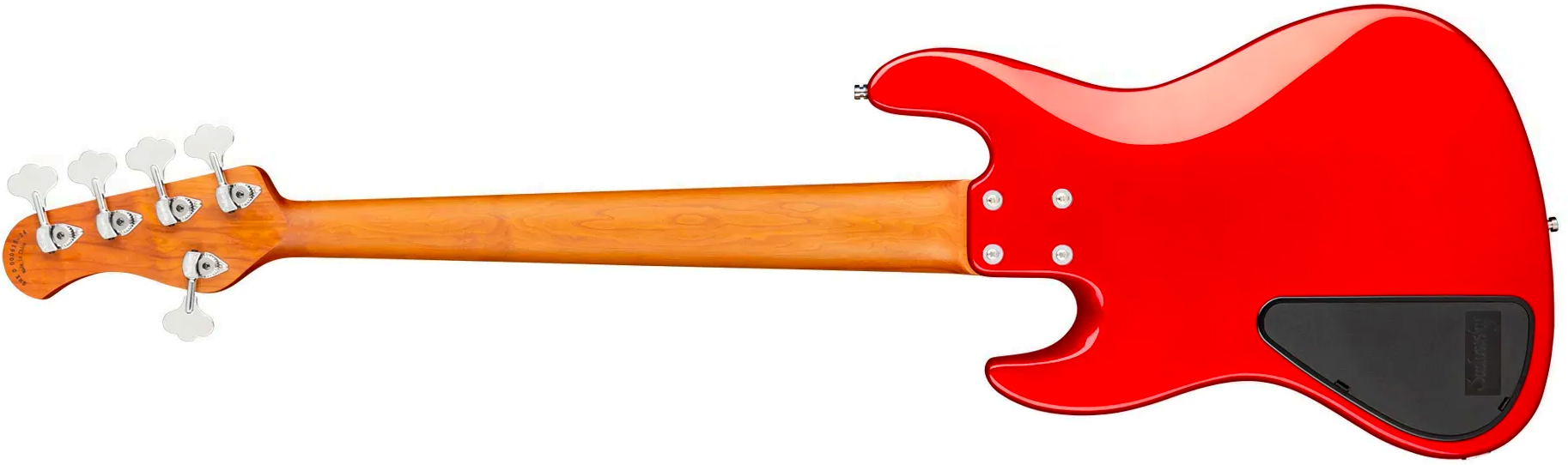 Sadowsky Vintage Jj Bass 21f 5c Metroexpress Mn - Candy Apple Red Metallic - Solid body elektrische bas - Variation 1