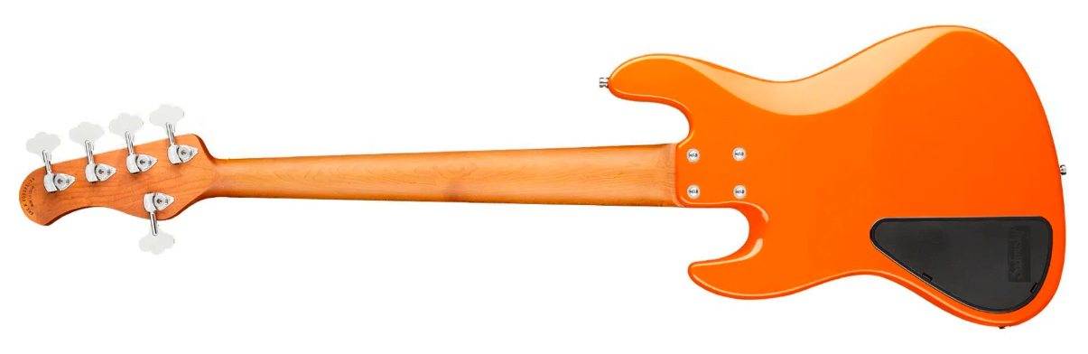 Sadowsky Vintage Jj Bass 21f 5c Metroexpress Mor - Candy Apple Orange Metallic - Solid body elektrische bas - Variation 1