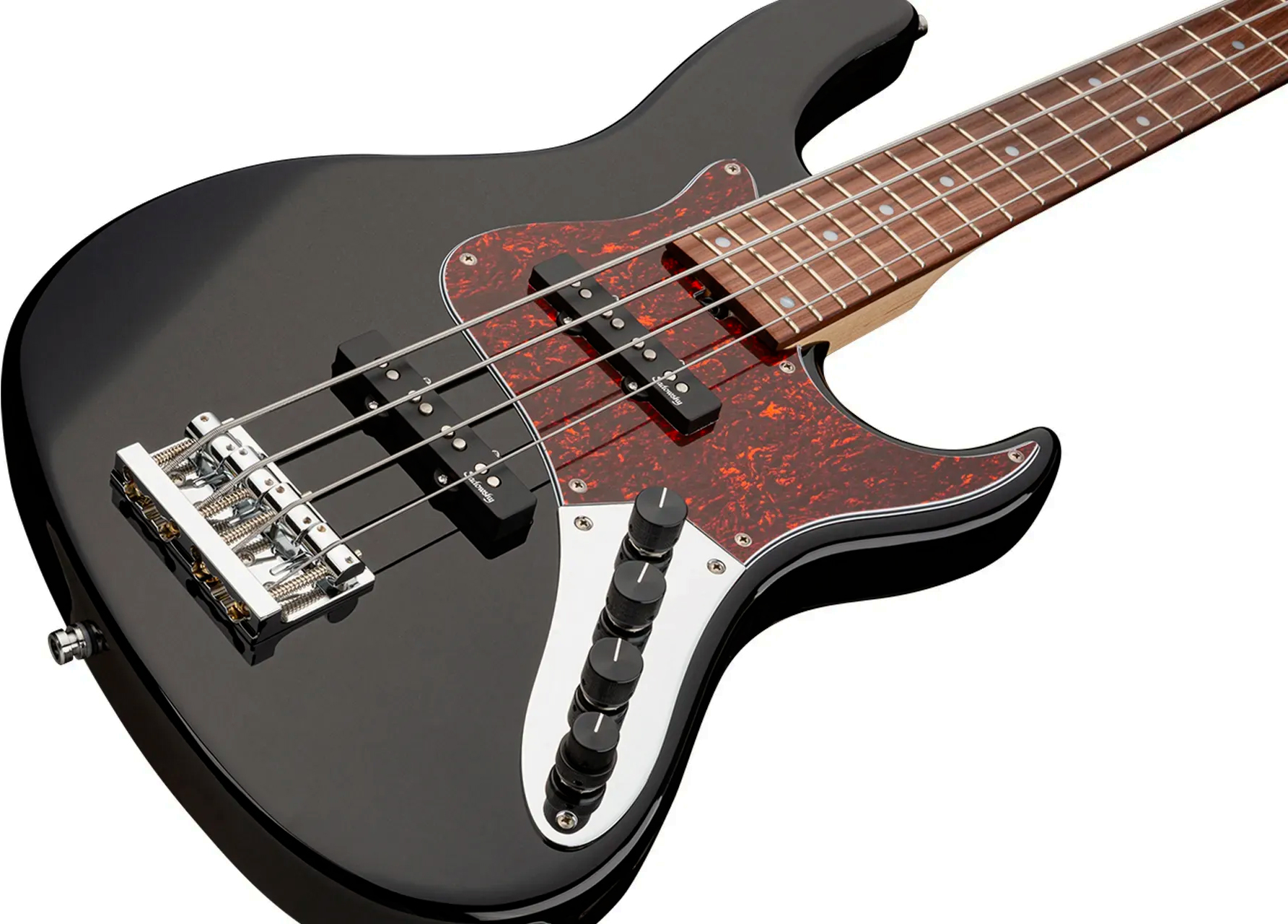 Sadowsky Vintage Jj Bass 24 Fret Alder 4c Metroline All Active Mor - Black High Polish - Solid body elektrische bas - Variation 2