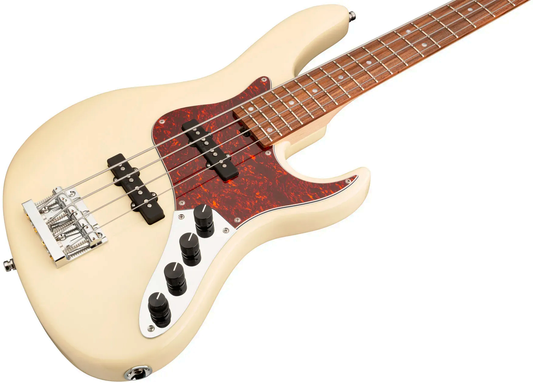Sadowsky Vintage Jj Bass 24 Fret Alder 4c Metroline All Active Mor - Olympic White - Solid body elektrische bas - Variation 2
