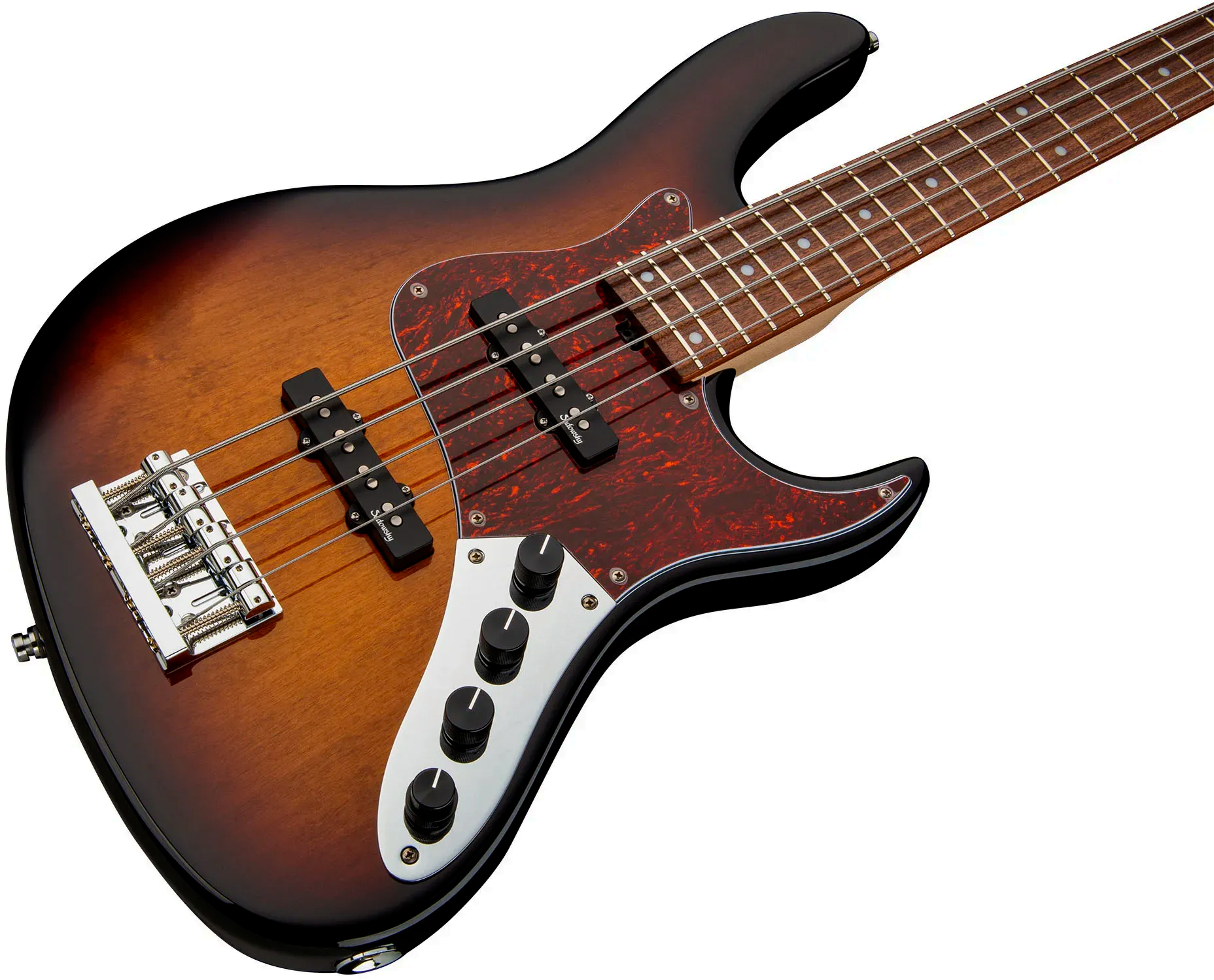 Sadowsky Vintage Jj Bass 24 Fret Alder 4c Metroline All Active Mor - '59 Burst Transparent - Solid body elektrische bas - Variation 2