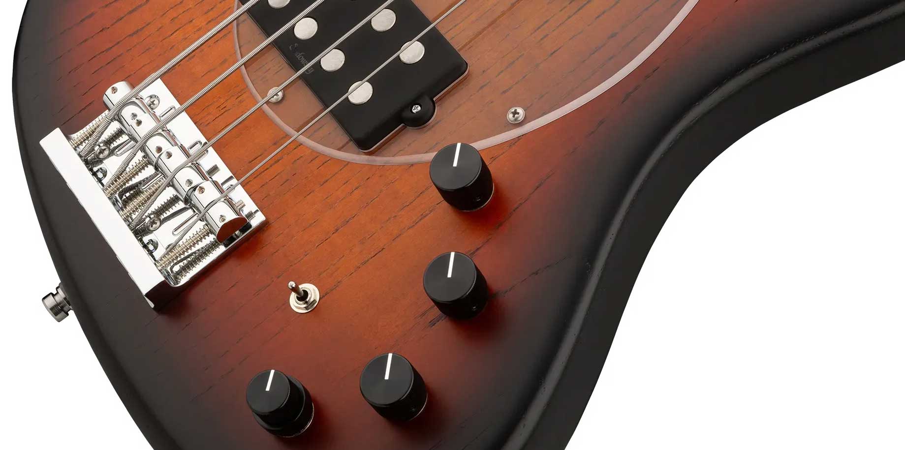 Sadowsky Vintage M/j Bass 21f Ash 4c Metroline All Active Mn - Almond Sunburst Trans. Satin - Solid body elektrische bas - Variation 3