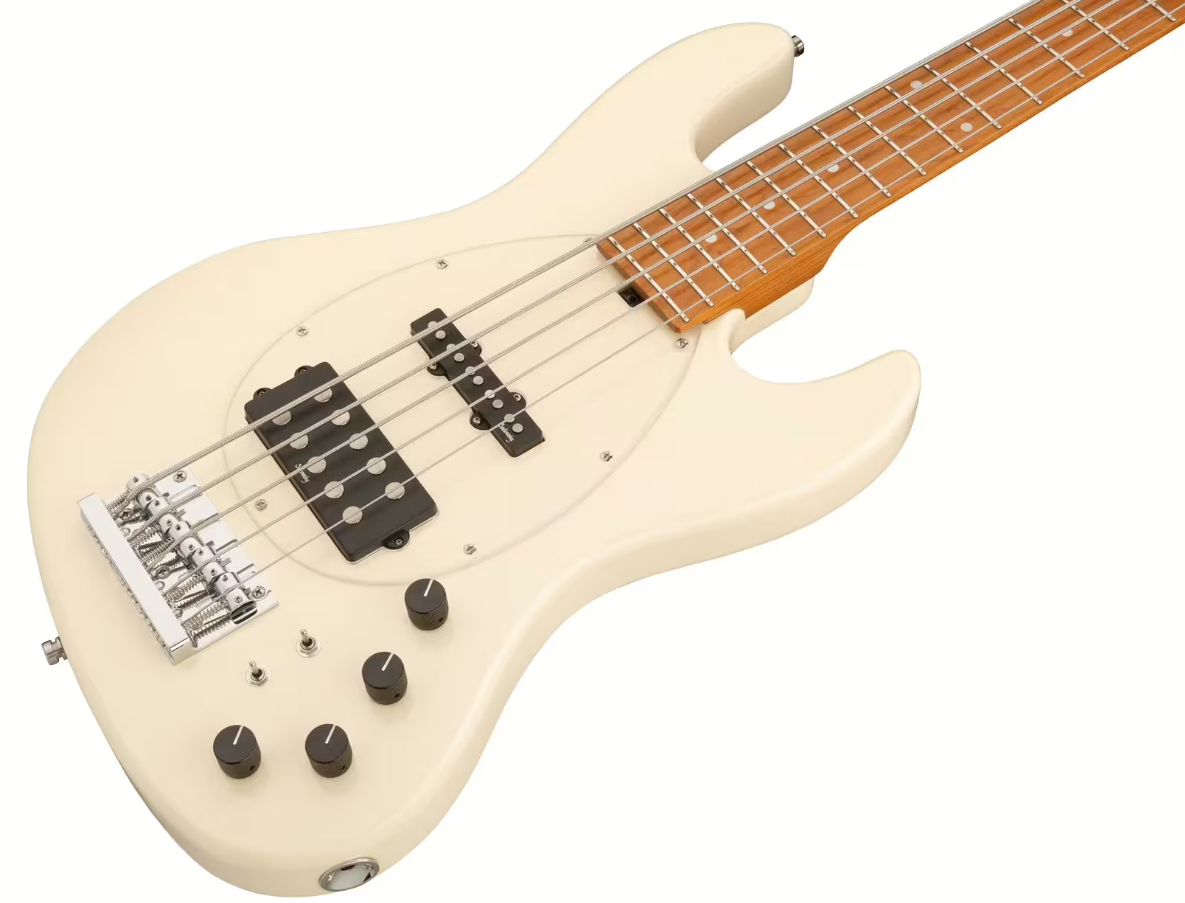 Sadowsky Vintage Mj Bass 21-fret Metroexpress 5c Mor - Olympic White - Solid body elektrische bas - Variation 2