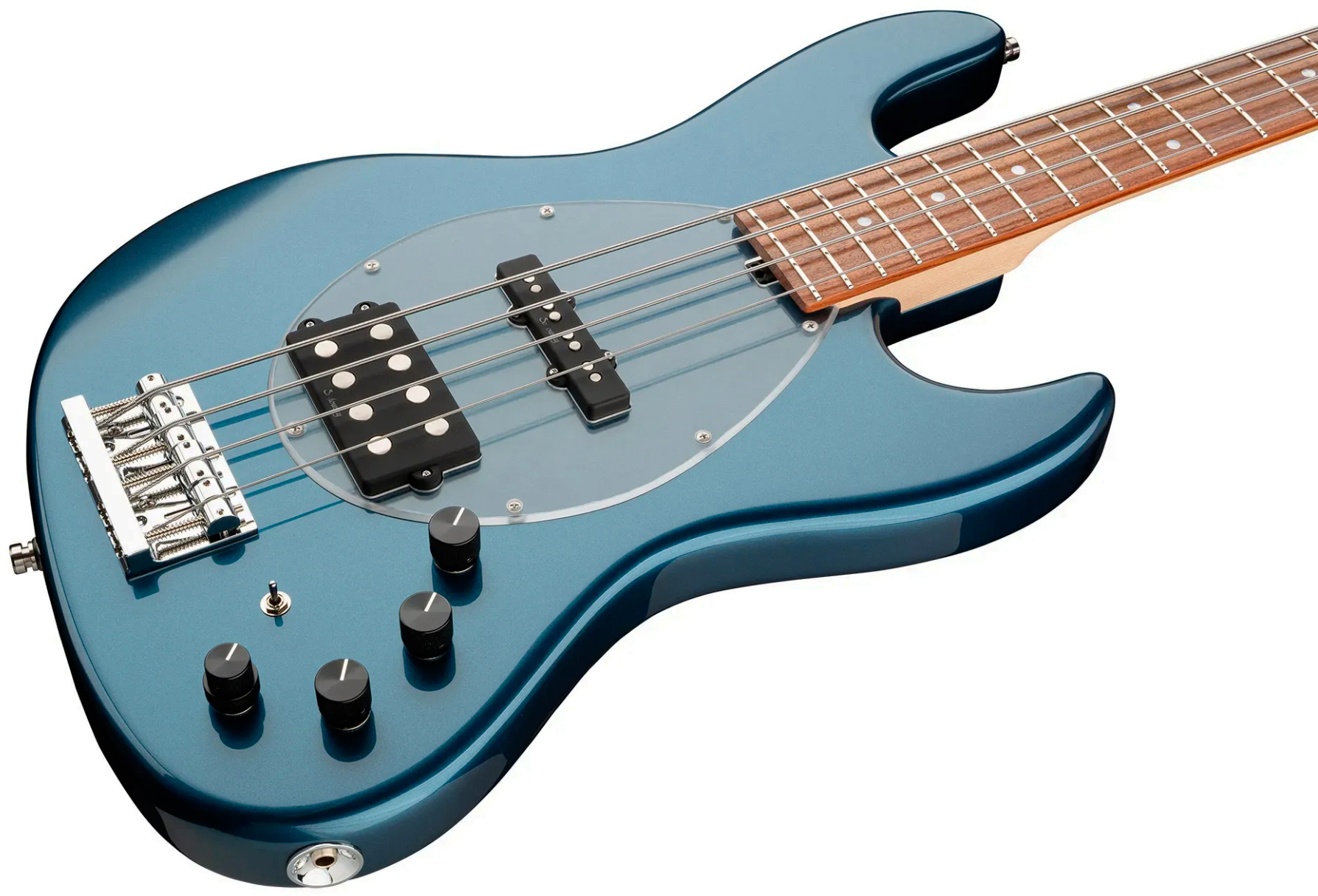 Sadowsky Vintage Mj Bass 21f Alder 4c Metroline All Active Mor - Dark Lake Placid Blue Metallic - Solid body elektrische bas - Variation 2