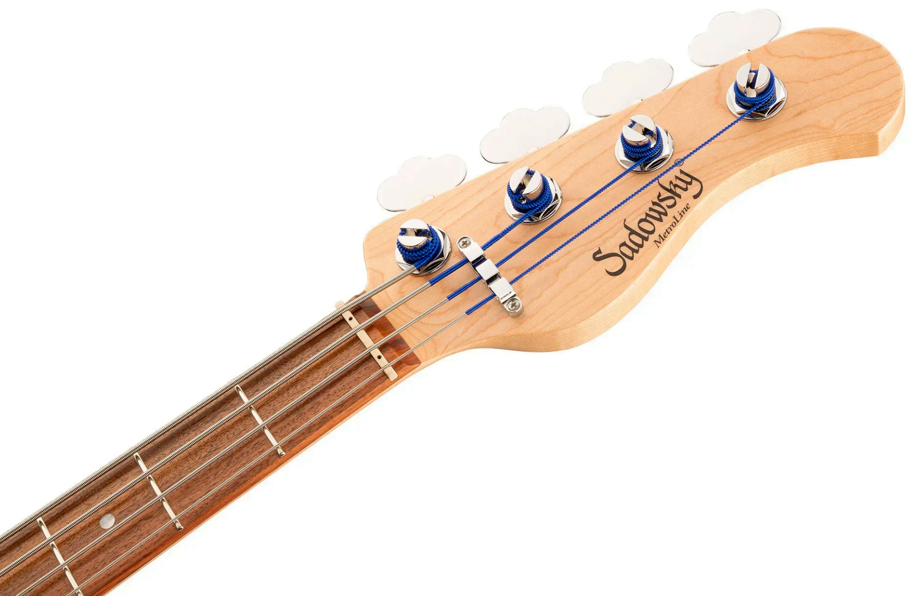 Sadowsky Vintage Mj Bass 21f Alder 4c Metroline All Active Mor - Bora Blue Burst Satin - Solid body elektrische bas - Variation 2