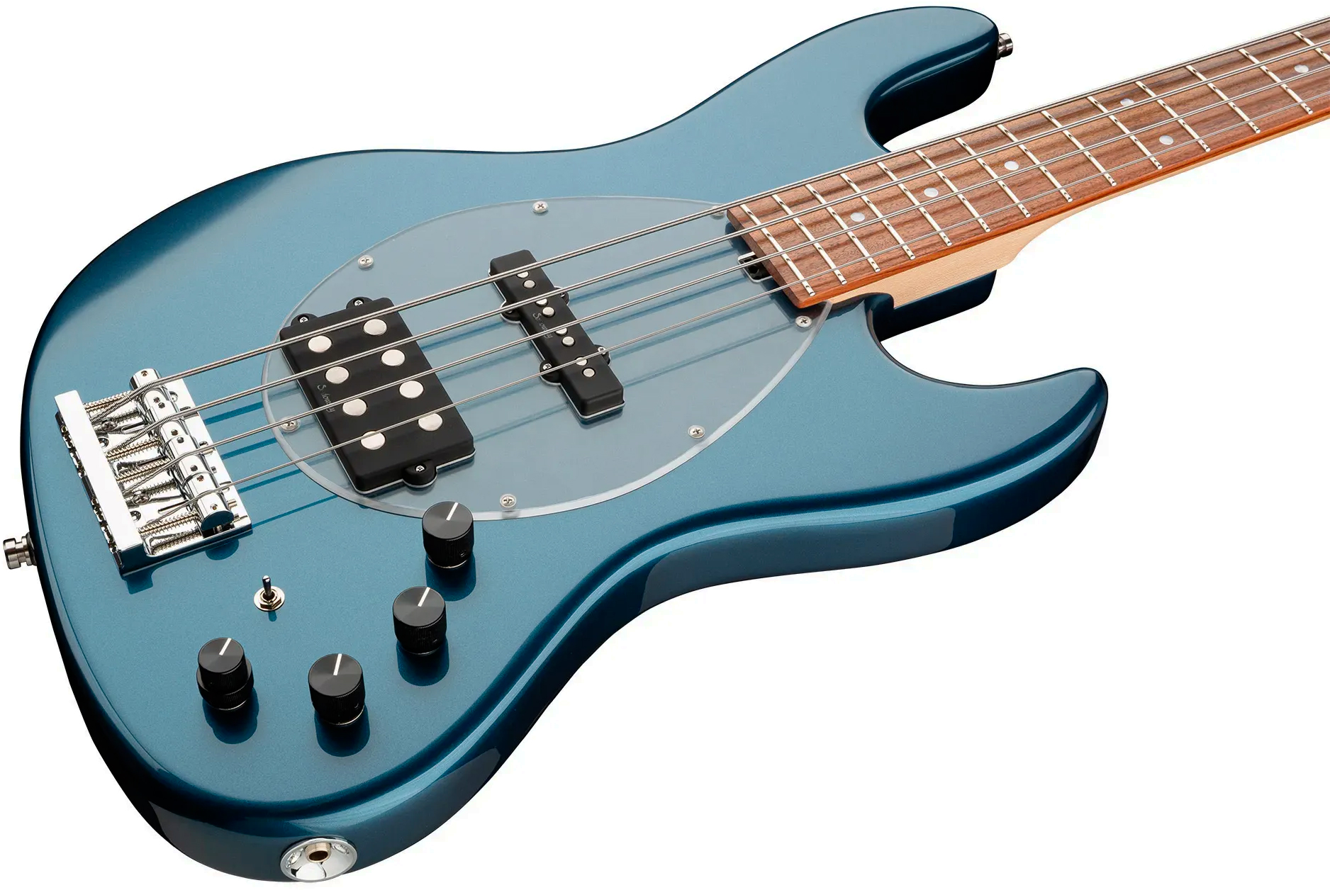Sadowsky Vintage Mj Bass 21f Alder 4c Metroline All Active Mor - Dark Lake Placid Blue Metallic - Solid body elektrische bas - Variation 2