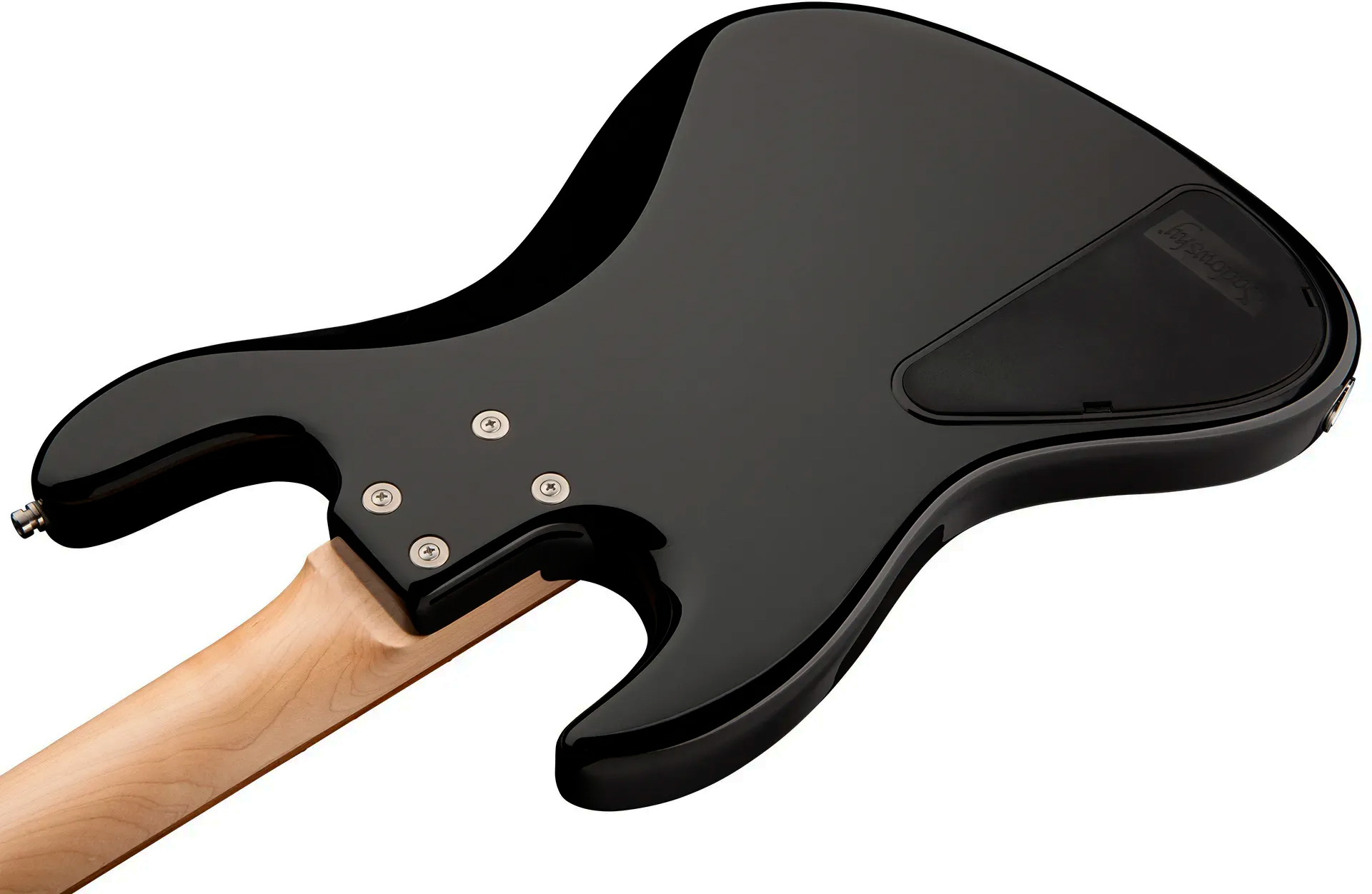 Sadowsky Vintage Mj Bass 21f Alder 4c Metroline All Active Mor - Solid Black - Solid body elektrische bas - Variation 3