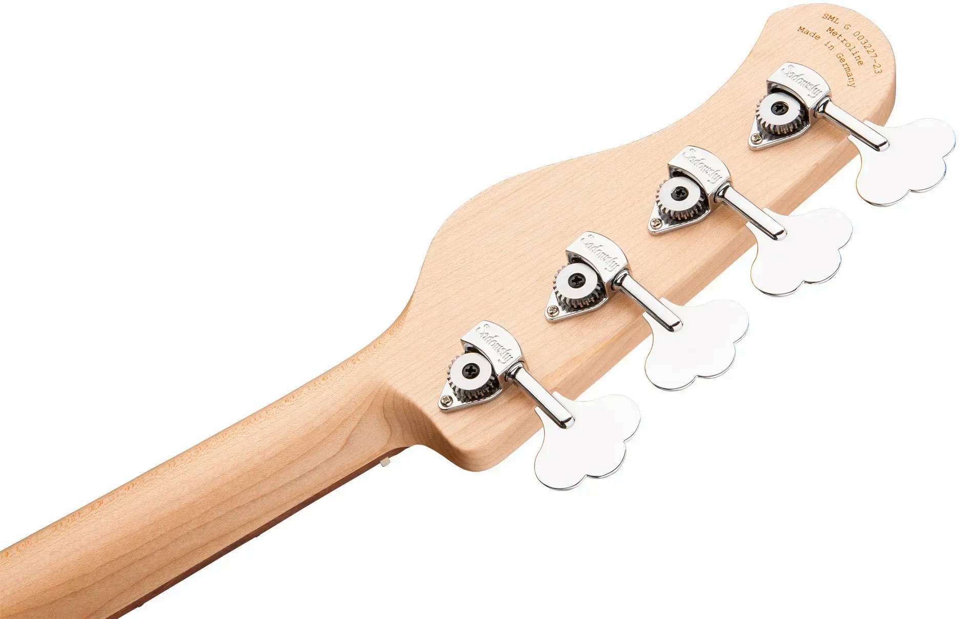 Sadowsky Vintage Mj Bass 21f Alder 4c Metroline All Active Mor - Solid Black - Solid body elektrische bas - Variation 4