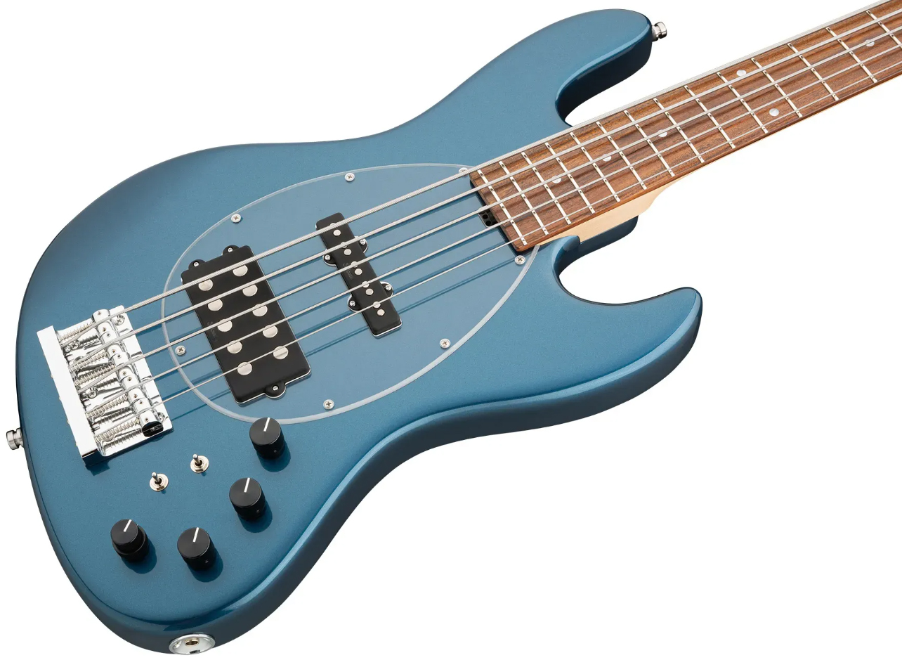 Sadowsky Vintage Mj Bass 21f Alder 5c Metroline All Active Mor - Dark Lake Placid Blue Metallic - Solid body elektrische bas - Variation 2