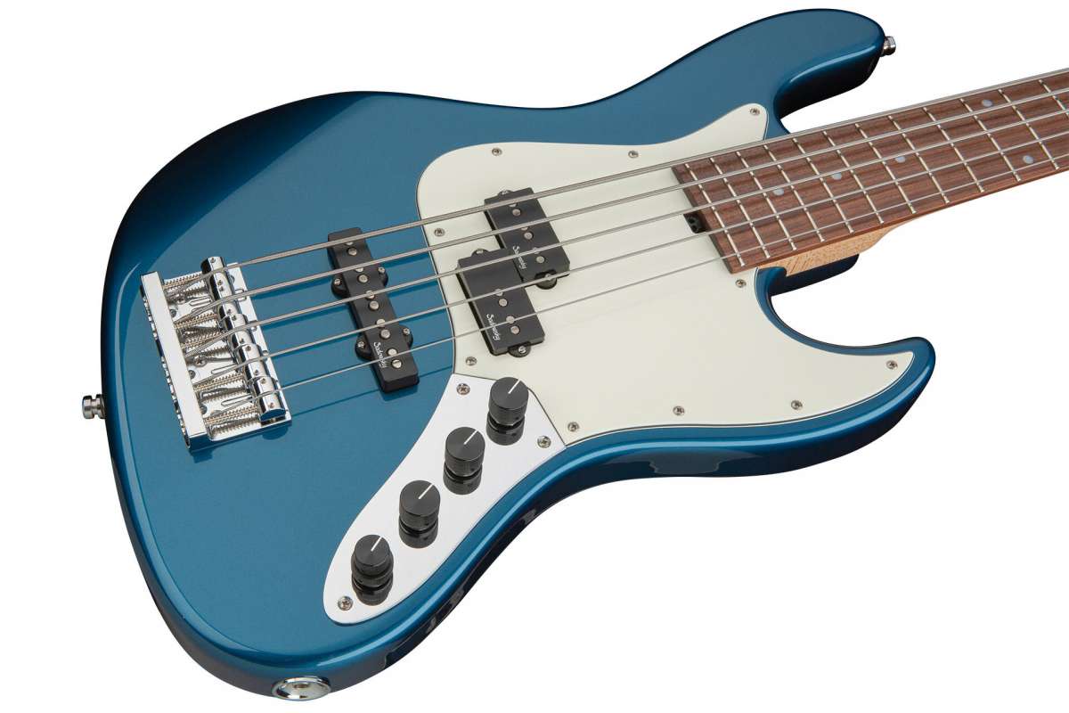 Sadowsky Vintage P/j Bass 21 Fret Alder 5c Metroline All Active Mor - Dark Lake Placid Blue Metallic - Solid body elektrische bas - Variation 2