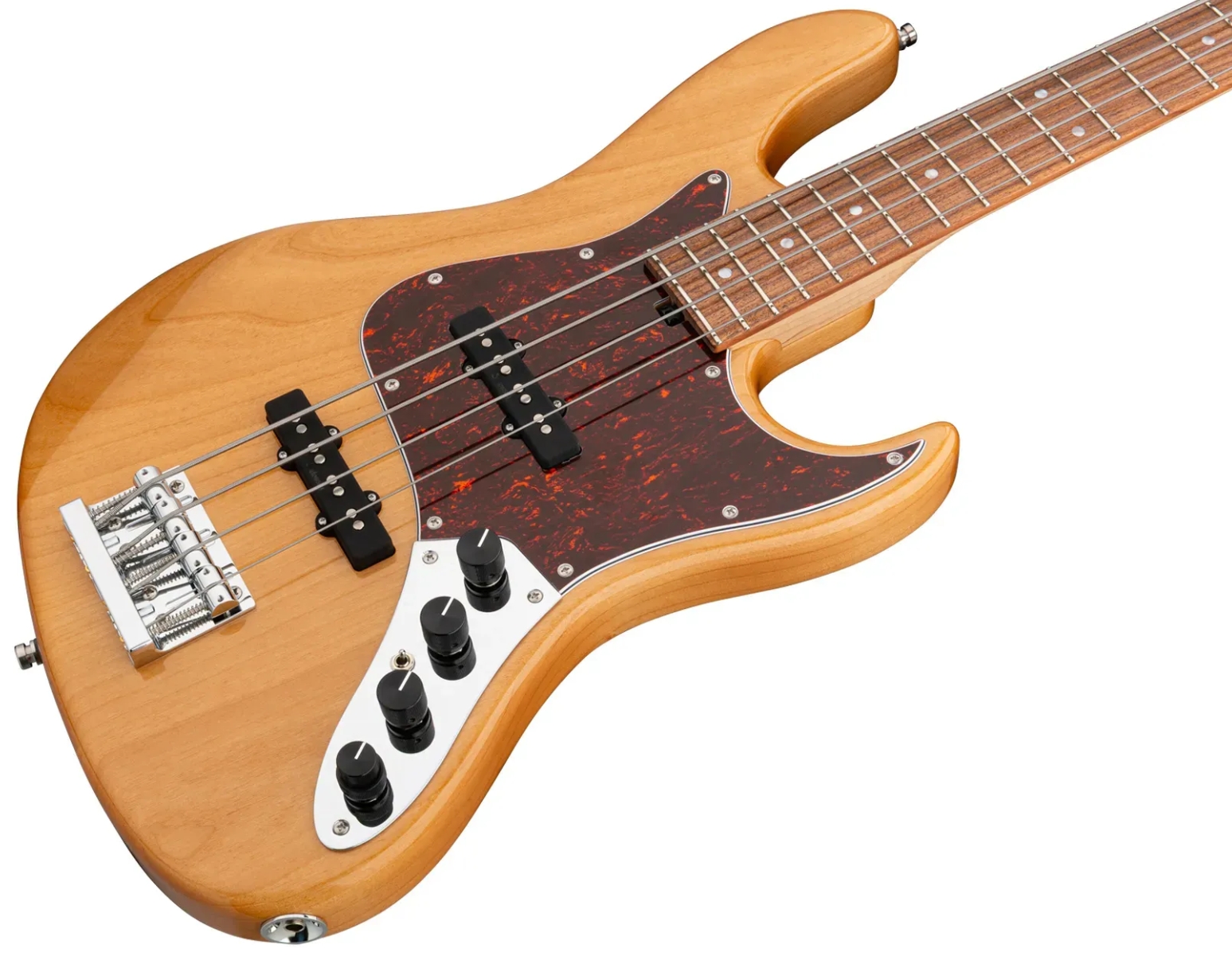 Sadowsky Will Lee 22-fret Alder 4c Metroline Signature All Active Mn - Natural Transparent Gloss - Solid body elektrische bas - Variation 2