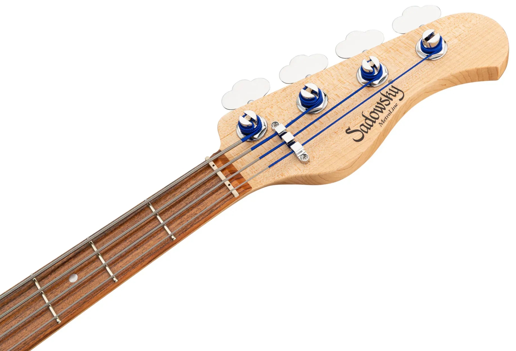 Sadowsky Will Lee 22-fret Alder 4c Metroline Signature All Active Mn - Natural Transparent Gloss - Solid body elektrische bas - Variation 4