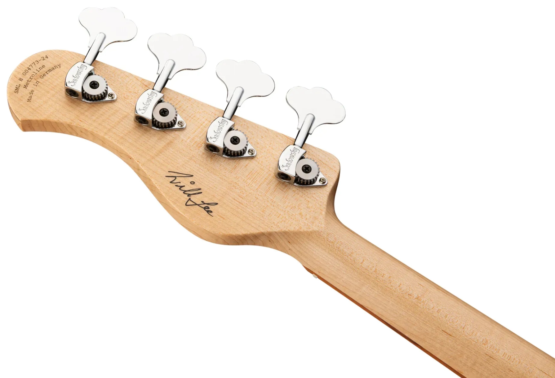 Sadowsky Will Lee 22-fret Alder 4c Metroline Signature All Active Mn - Natural Transparent Gloss - Solid body elektrische bas - Variation 5