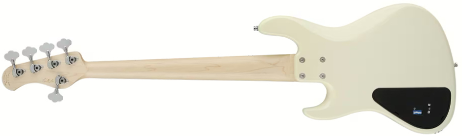 Sadowsky Will Lee 22-fret Ash 5c Metroline Signature All Active Mn - Solid Olympic White - Solid body elektrische bas - Variation 1