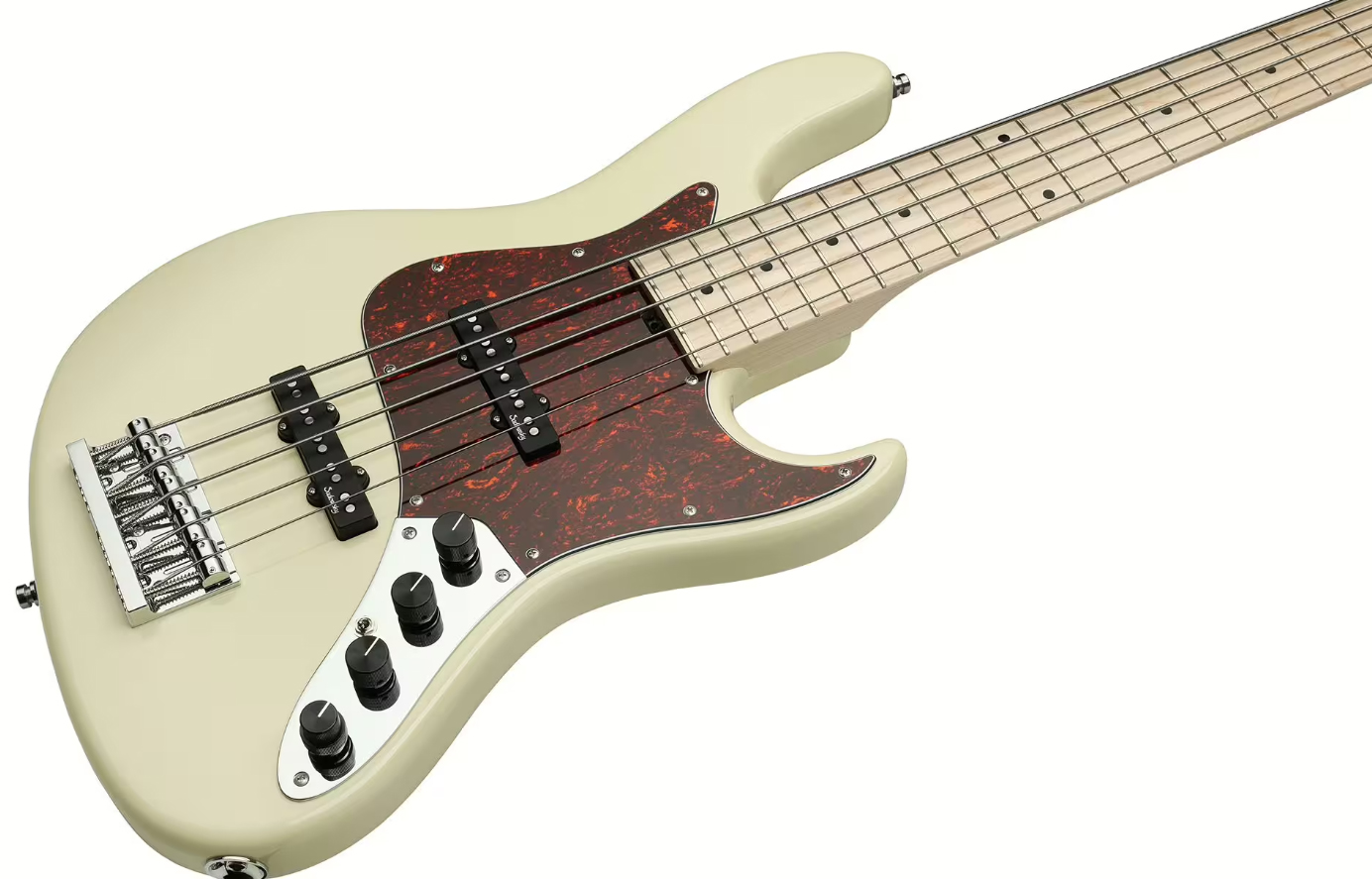 Sadowsky Will Lee 22-fret Ash 5c Metroline Signature All Active Mn - Solid Olympic White - Solid body elektrische bas - Variation 2