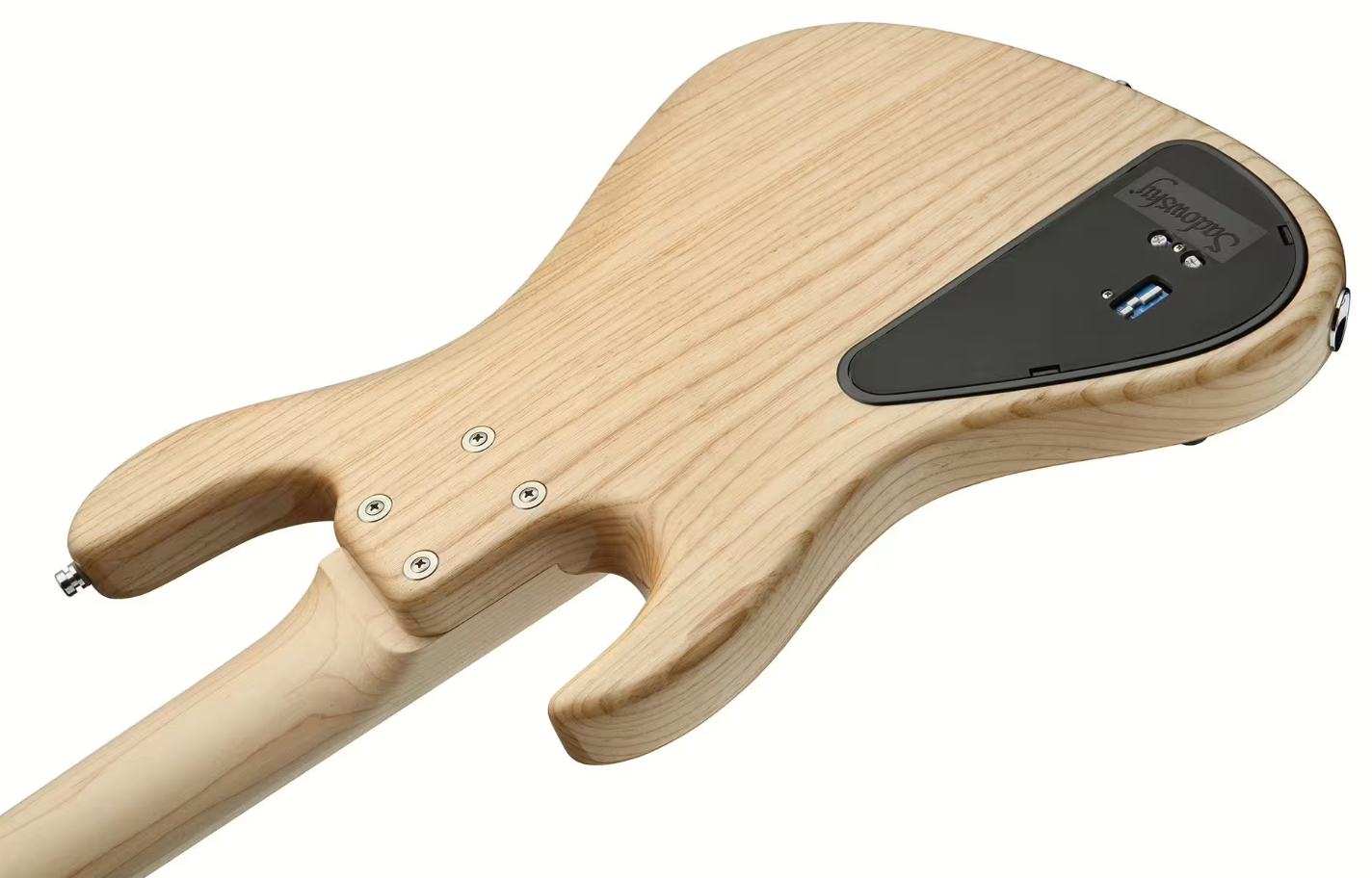 Sadowsky Will Lee 22-fret Ash 5c Metroline Signature All Active Mn - Natural Transparent - Solid body elektrische bas - Variation 3