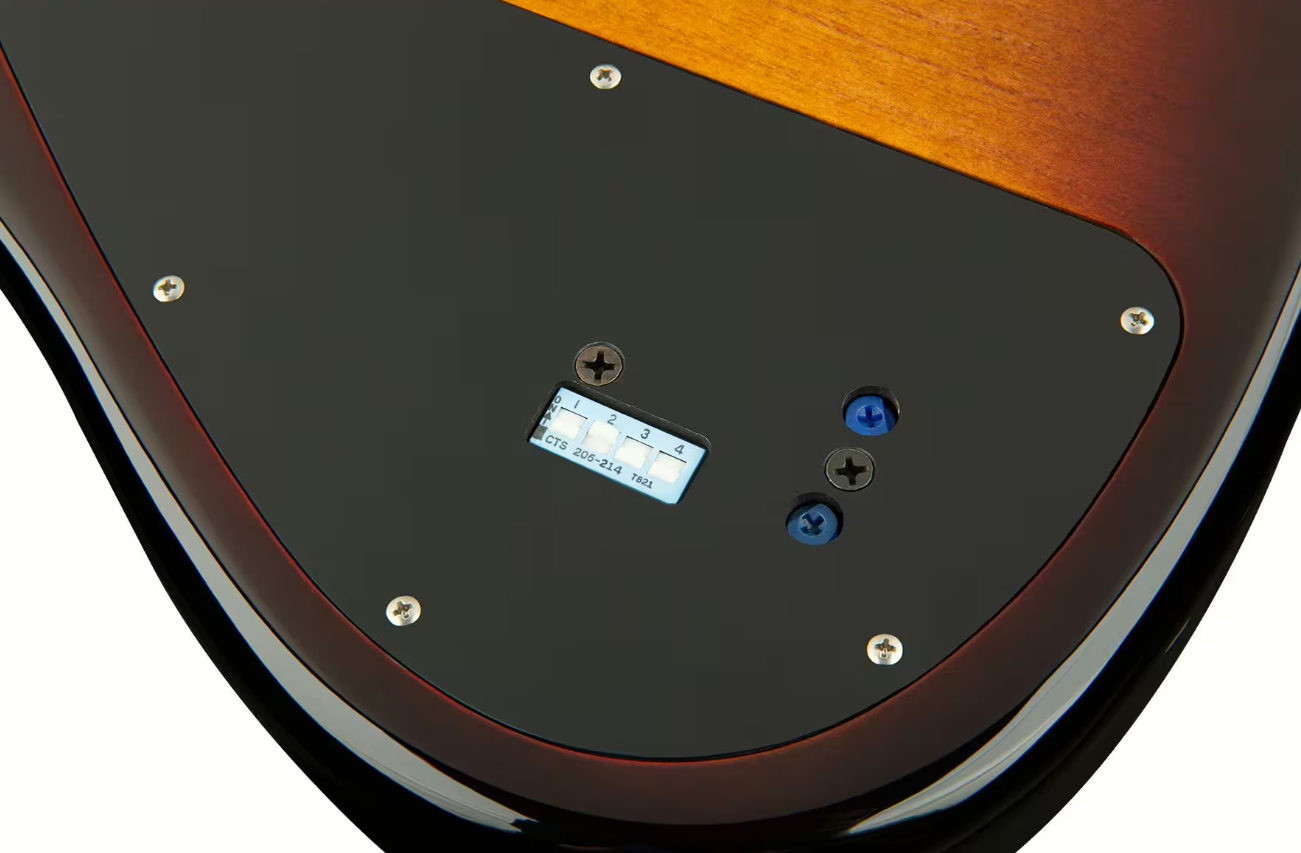 Sadowsky Will Lee 22-fret Ash 5c Metroline Signature All Active Mn - '59 Burst Transparent - Solid body elektrische bas - Variation 4