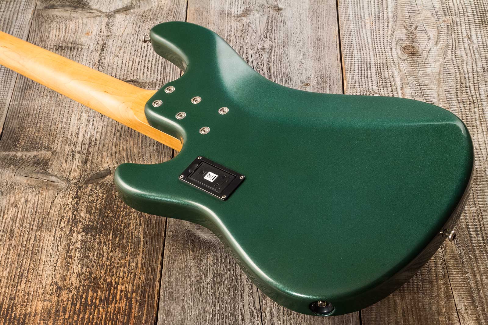 Sandberg California Ii Vs4 35th Anniversary Active Mn - Soft Aged British Racing Green - Solid body elektrische bas - Variation 4