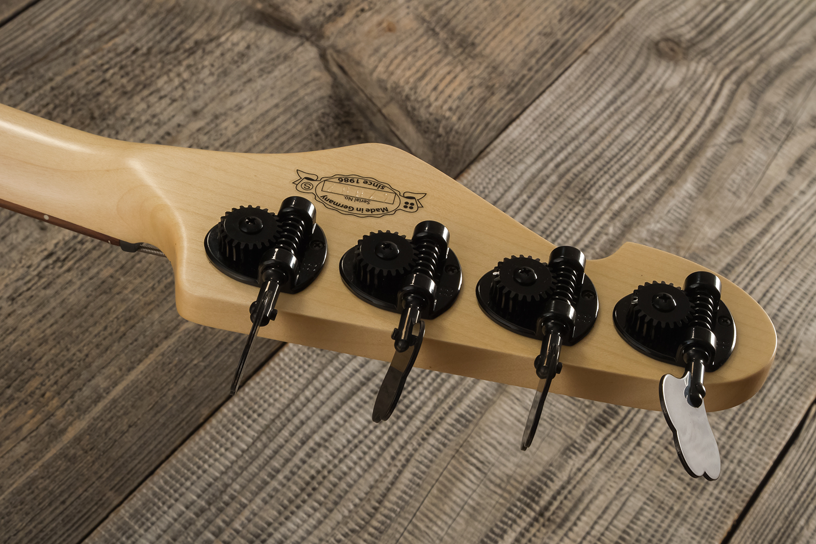 Sandberg California Tm4 Sl Superlight White Blocks All Active Pf - Black - Solid body elektrische bas - Variation 10