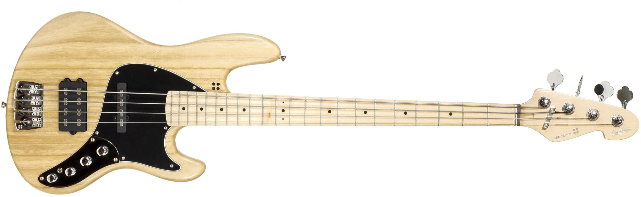Sandberg California Tm4 Sl Superlight Black Dots 4c All Active Mn - Natural - Solid body elektrische bas - Main picture