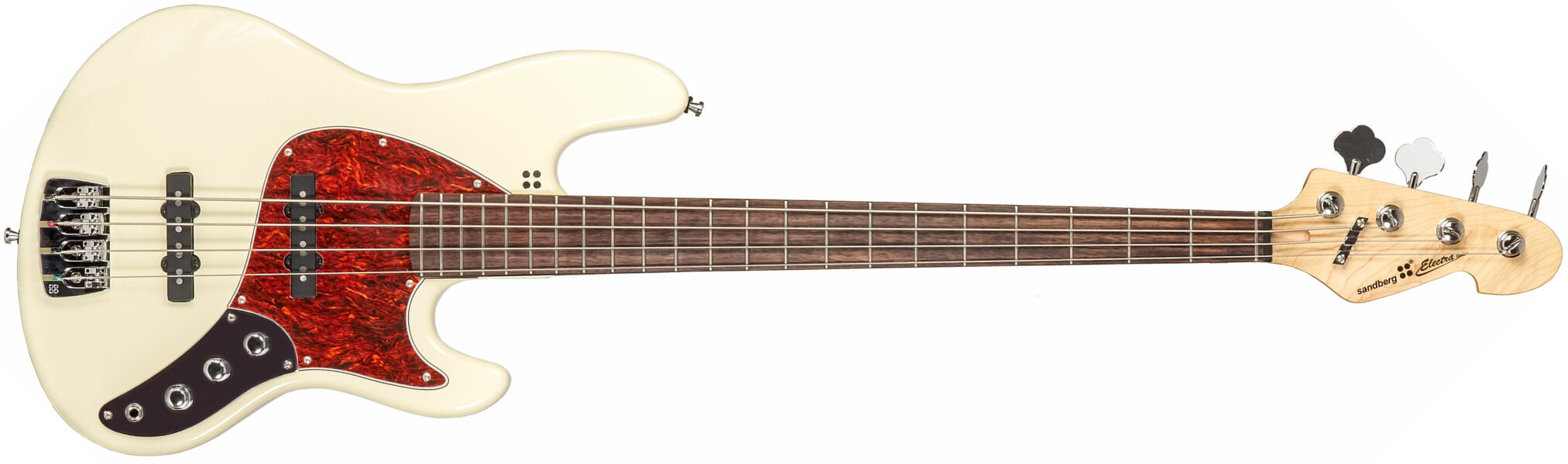 Sandberg Electra Bass Tt 4 Active Rw - Creme - Solid body elektrische bas - Main picture