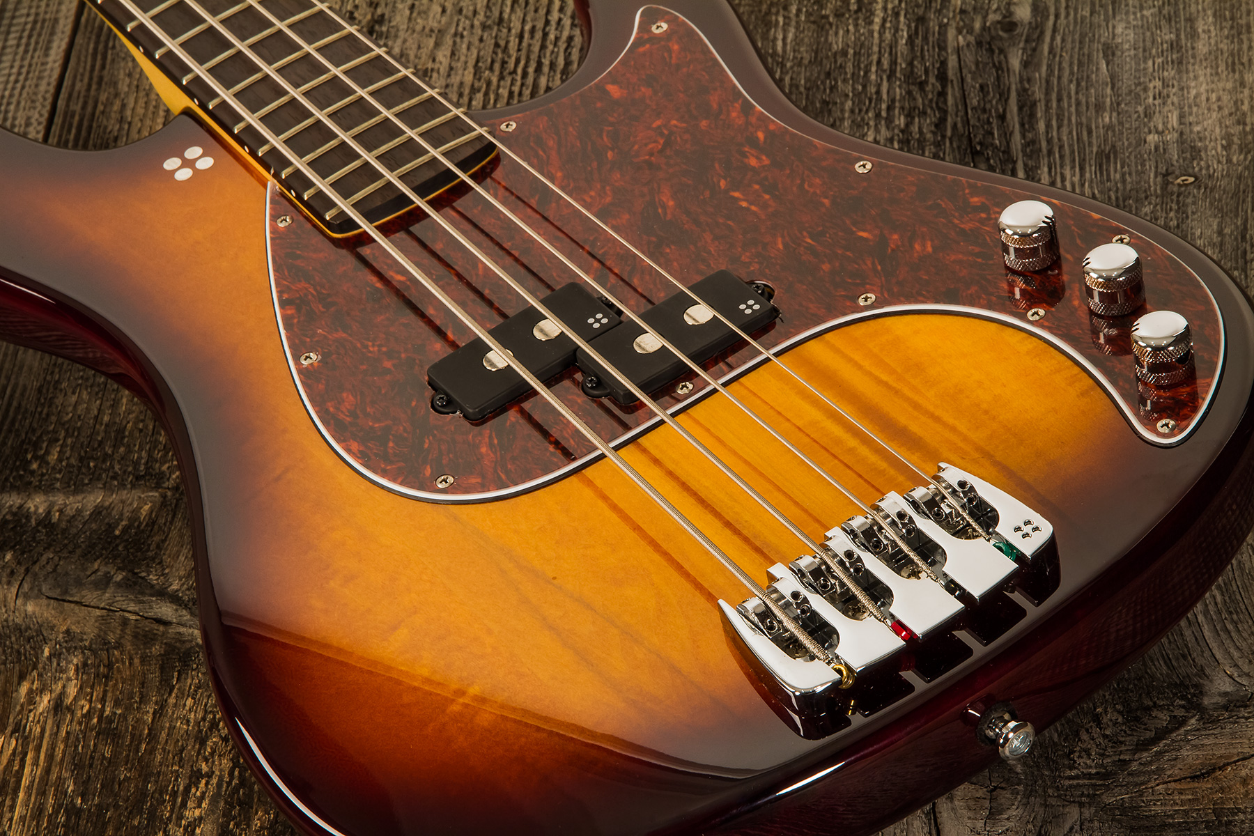 Sandberg Electra Bass Vs 4 Active Rw - Tobacco Sunburst - Solid body elektrische bas - Variation 3