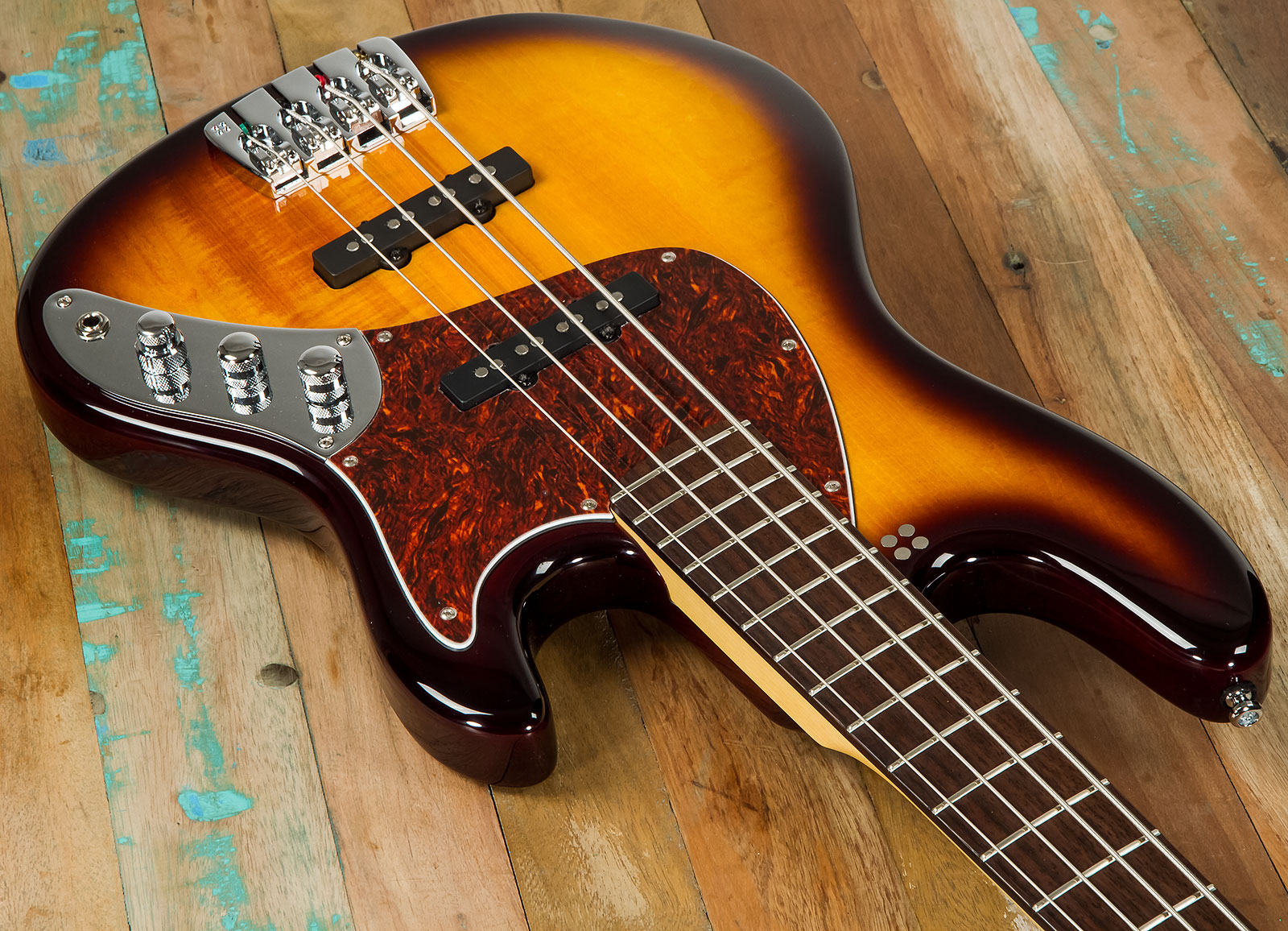 Sandberg Electra Bass Tt 4 Active Rw - Tobacco Sunburst - Solid body elektrische bas - Variation 2