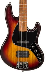 Solid body elektrische bas Sandberg California TM4 SL Superlight (PF, White Dots) - 3-tone sunburst matt