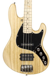 Solid body elektrische bas Sandberg California TM4 SL Superlight (Black Dots, MN) - natural