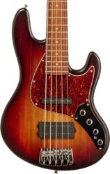 Solid body elektrische bas Sandberg California TM5 SL Superlight (PF) - 3-tone sunburst