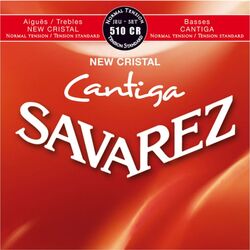 Nylonsnaren voor klassieke gitaar Savarez Acoustic (6) 510CR Cantiga New Cristal - Snarenset