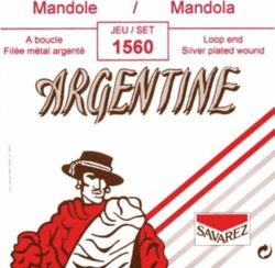 Mandolinesnaren Savarez Mandole 8C Argentine à boucle - Snarenset
